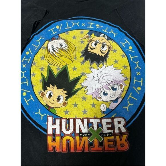 Hunter X Hunter SD Group Anime Officially Licensed Adult T-Shirt XLarge Black - Picture 3 of 9